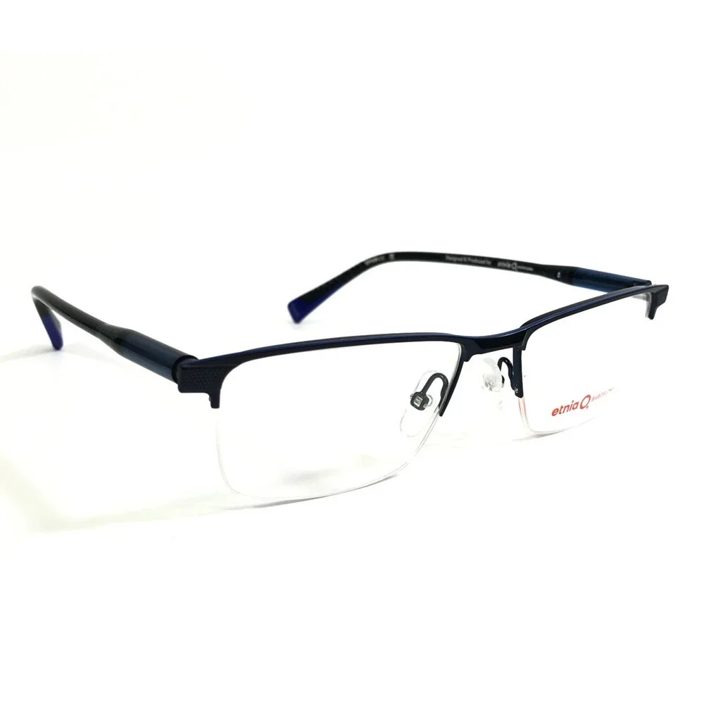 Etnia Barcelona Eyeglasses Frames KASSEL 3 DB Dark Blue Rectangle 54-18-145